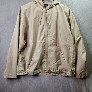 Rafeal Sport Light Weight Jacket Tan Womens Size L